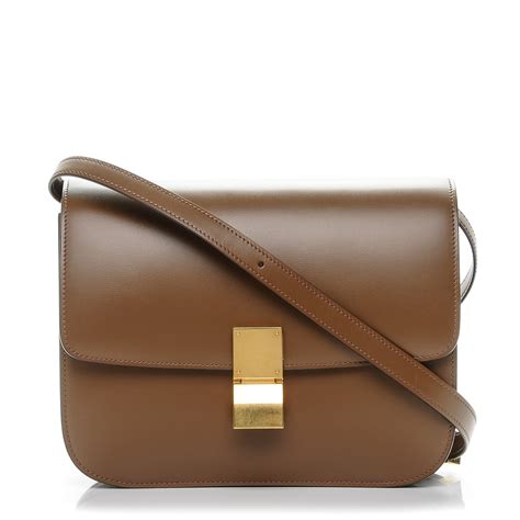 celine boc|Medium Classic bag in box calfskin .